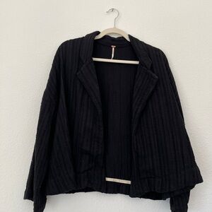 Free People Lightweight Black Jacket